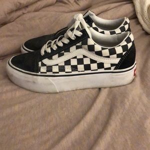 checkered vans